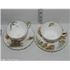 Image 2 : Set of 2 Aynsley Teacups