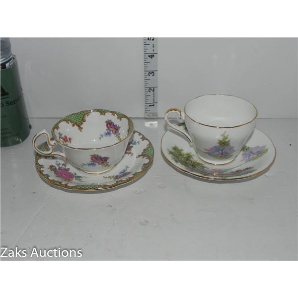 Set of 2 Aynsley Teacups