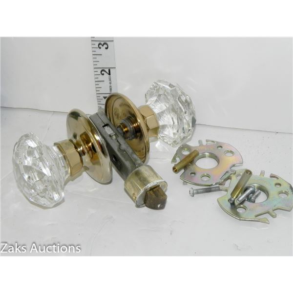 Gainsborough Hardware Sonata Crystal Glass Door Knob Set