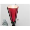 Image 2 : Brilliant MCM Red and Black Table Lamp (working)