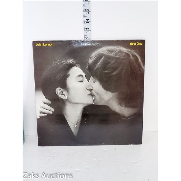 John Lennon & Yoko Ono Double Fantasy 1989 Vinyl Record Album