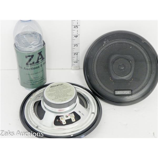 Pair of 6 Inch Audiovox Coaxial Stereo Speaker Model CX-15
