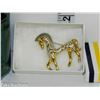 Image 2 : Vintage Butler Signed Rhinestone Horse Brooch