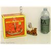 Image 1 : Avacado Green Levco Spice Service Rack with 5 Shakers with Mid Century Toothpick Holder