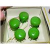 Image 3 : Avacado Green Levco Spice Service Rack with 5 Shakers with Mid Century Toothpick Holder