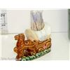 Image 7 : Avacado Green Levco Spice Service Rack with 5 Shakers with Mid Century Toothpick Holder