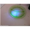 Image 1 : MCM Green Depression Uranium Divider Dinner Plate