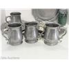 Image 3 : Crown-Castle Pewtalloy 4 Tankards, 3 Side Plates and 4 Dinner Plates