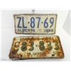 Image 4 : Lot of 10 Various License Plates