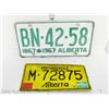Image 2 : Lot of 12 Various License Plates