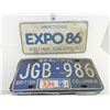 Image 4 : Lot of 12 Various License Plates