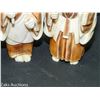 Image 6 : Lot of 2 Signed Antique Asian Wisemen Statues