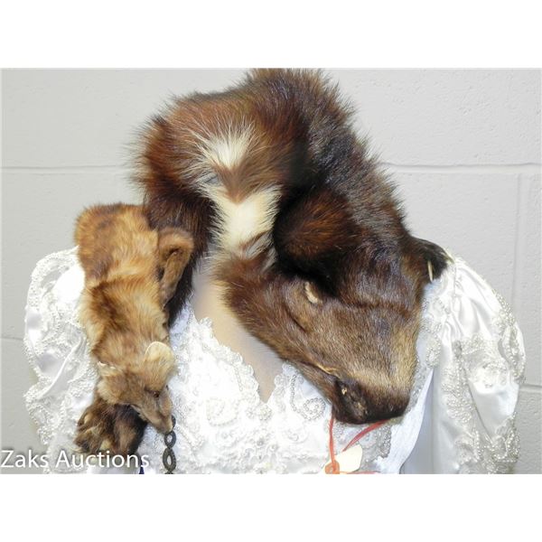 2 Fur Wraps/Stoles