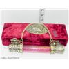 Image 1 : Antique Scroll Silver Plated and Glass in