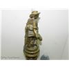 Image 5 : Cast Metal Man in Wheet Field on Tall Base 19" H