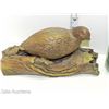 Image 2 : Handcarved Quail in Mahogany?