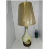 Image 12 : 26" Hand Painted Lamp with Shade