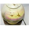 Image 7 : 26" Hand Painted Lamp with Shade