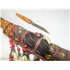 Image 11 : Dayak Mandau Sword with Decorated Scabbard 23"