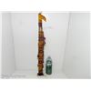 Image 9 : Dayak Mandau Sword with Decorated Scabbard 23"