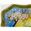 Image 3 : Beautiful Japanese Hand Painted Procelain Tray with Gold Trim