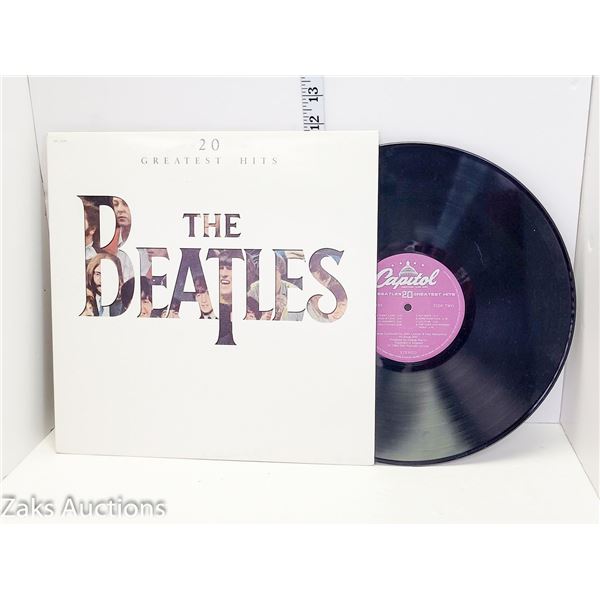 The Beatles 20 Greatest Hits Record Vinyl Album