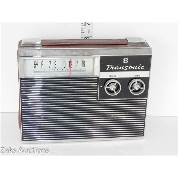 Mid Century Transonic 8 Transistor Radio Model A8170