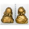 Image 7 : Matching Pair of Gold Ceramic/Plaster Book Ends