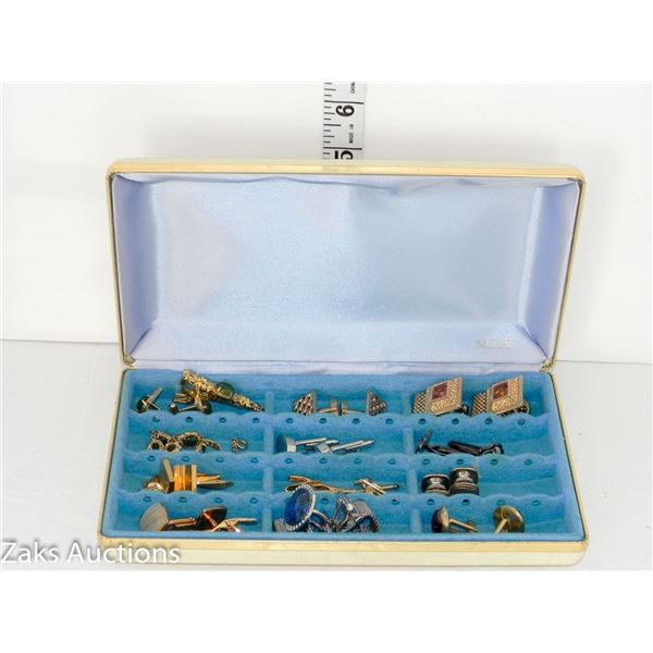 Vintage Jewellery Box with Cuff Links