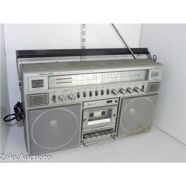 Realistic SCR-6 AM/FM Stereo Cassette Music System