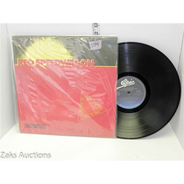 REO Speedwagon A Decade of Rock and Roll 1970 To 1980 Record Vinyl Album