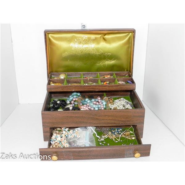 Large Buxton Jewellery Box with Content