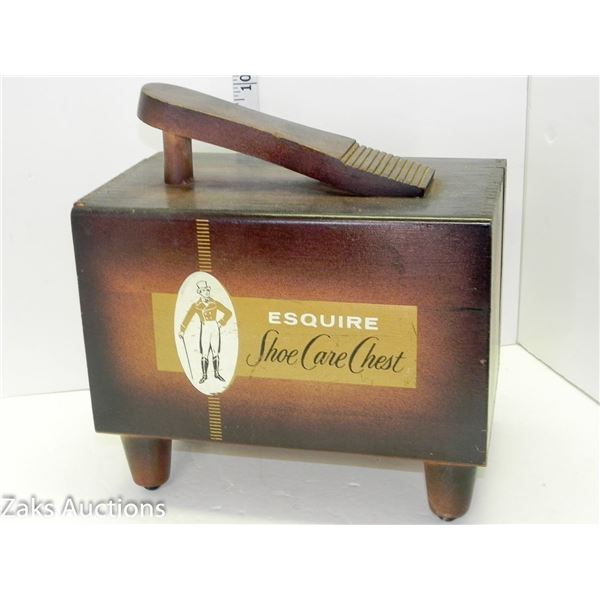 Vintage Esquire Shoe Care Chest