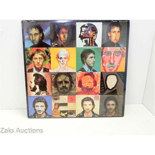 The Who Face Dances With Insert Record Vinyl Album