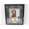 Image 1 : Framed Carlos Santana Autograph Picture with Authenticity