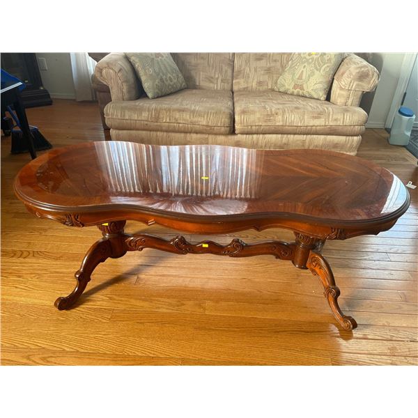 Solid Wood Decorative Coffee Table 50Lx21.5Dx18.5H