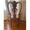 Image 5 : Solid Wood Queen Anne Legs Dining Chair 22Lx19.5Dx40H