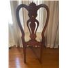 Image 5 : Solid Wood Queen Anne Legs Dining Chair 22Lx19.5Dx40H