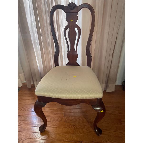 Solid Wood Queen Anne Legs Dining Chair 22Lx19.5Dx40H