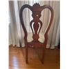 Image 5 : Solid Wood Queen Anne Legs Dining Chair 22Lx19.5Dx40H
