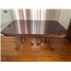 Image 5 : Solid Wood Decorative Dining Table With 2 Leaves 96Lx44Dx31H