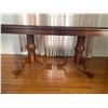Image 6 : Solid Wood Decorative Dining Table With 2 Leaves 96Lx44Dx31H