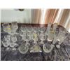 Image 1 : Assorted Collection Of Crystal & Glassware - Glasses, Pitchers, Vases, Stemware Glasses & More