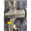 Image 2 : Vintage Made In England Meat Grinder With Turn Crank & Table Attachment