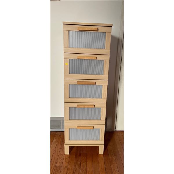 5 Drawer Dresser 16Lx16Dx50H