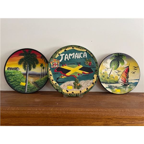 Assorted Collection Of Collectible Plates - Jamaica, Cuba, & Rep. Dom.