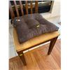 Image 3 : Wooden Kitchen Chair With Seat Pillow 17.5Lx23Dx40H