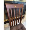 Image 2 : Wooden Kitchen Chair With Seat Pillow 17.5Lx23Dx40H