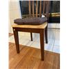 Image 4 : Wooden Kitchen Chair With Seat Pillow 17.5Lx23Dx40H