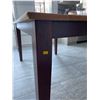 Image 3 : Kitchen Dining Table Wooden Brown & Tan In Color 54Lx36Wx30H